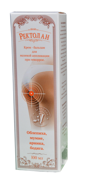 Rektolan ointment for hemorrhoids, 100g, horse chestnut, arnica, ginkgo, witch hazel, for irritated, wounded skin in the anal area, also for poorly healing wounds